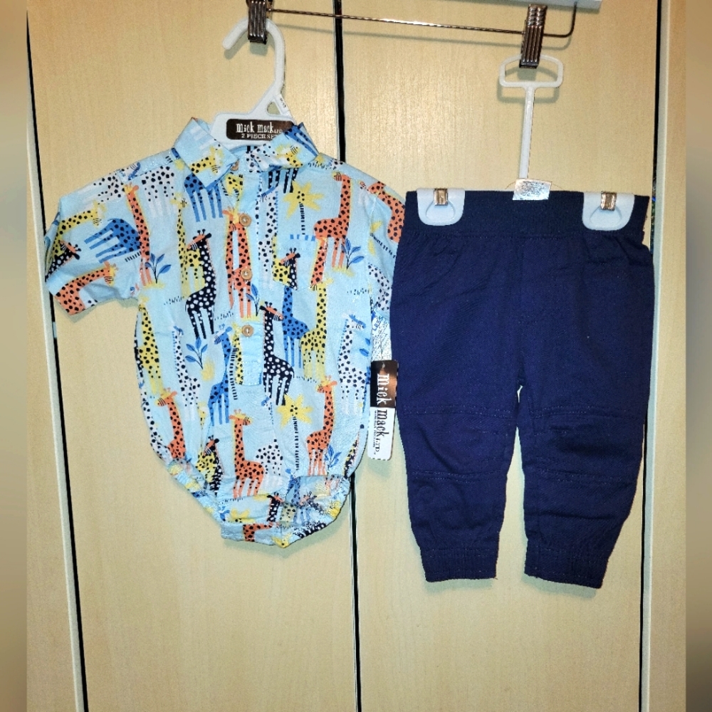 Mick Mack's two pieces set baby boy clothes